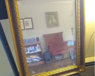 Framed Bevel Glass Mirror