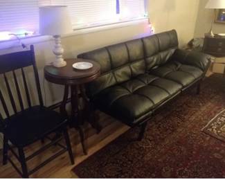 Black wood chair