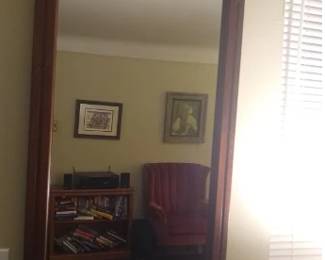 Wood Frame Entry Mirror