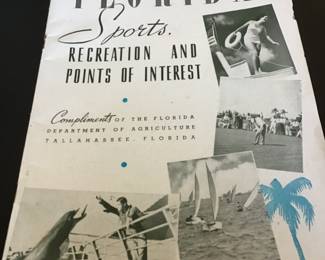 1940s Florida sports booklet