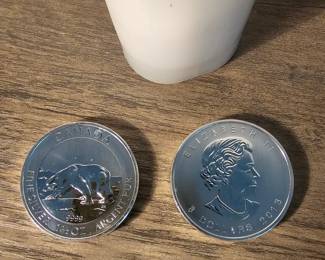 1.5 toz canada rounds - $55 each
