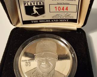 1 toz silver commemorative Frank Thomas - $40