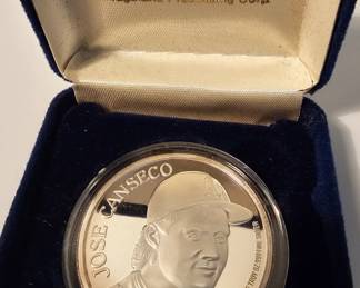 1 toz silver commemorative Jose Canseco 40/40 club - $40