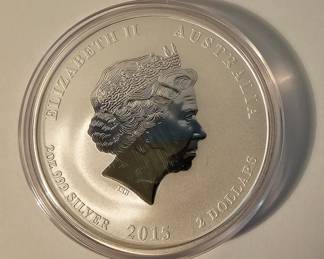 2 toz silver year of the goat round - $75