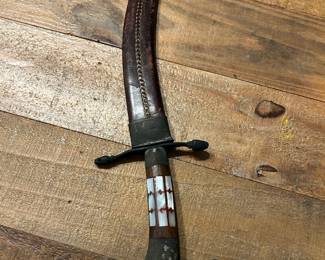 middle eastern khanjar curved dagger - $250