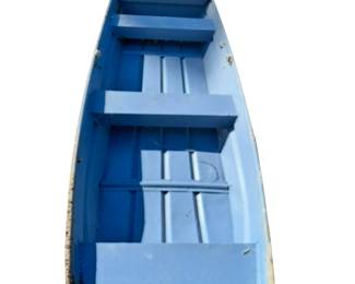 Row Jon Boat Dinghy Blue John Fishing Hunting