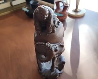 Wooden statue