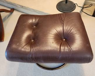 Leather Ottoman