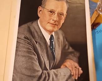 Alfred M. Landon Republican nominee for President.  Signed