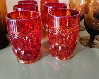 Set of 6, LE Smith, Moon and Stars glasses