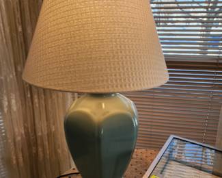 Light blue lamp