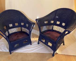 Set of Wicker Chairs