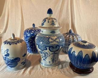 Blue and White Porcelain Home Decor