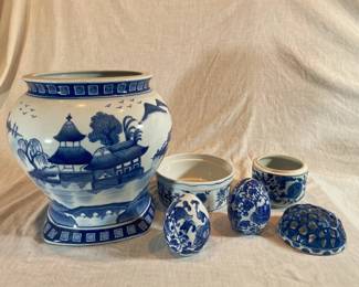 Blue and White Porcelain Home Decor