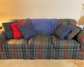 Blue and White sofa
