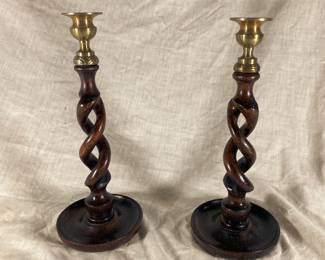Barley Twist Candlesticks