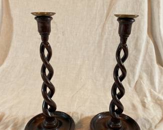 Barley Twist Candlesticks