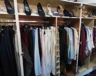  Ladies clothing. Elegant evening shoes.