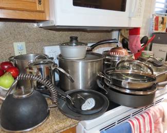 Cookware and utensils.