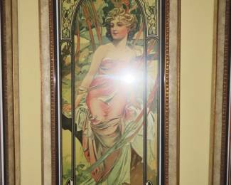 Set of 4 framed prints.