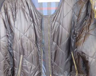 Burberry bomber jacket.