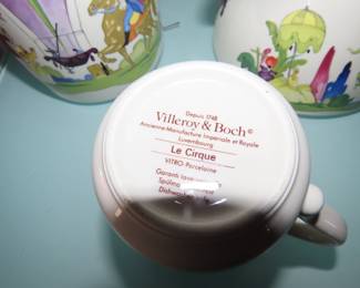 Villeroy and Boch three piece set "Le Cirque"