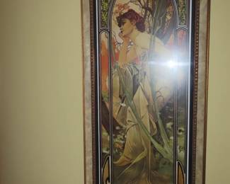 Set of 4 framed prints.