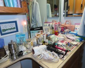 Nightware, personal hygiene items. Hair dryers and straighteners.