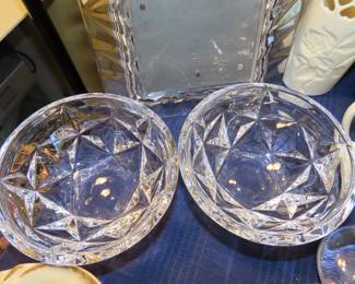 Two matching Tiffany candy dshes.