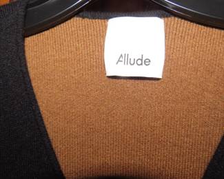 Allude 100% cashmere long cardigan/coat.