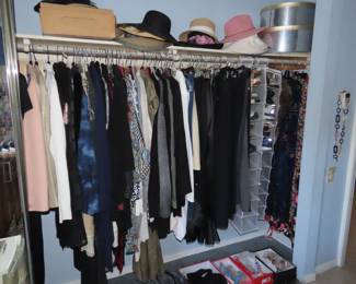 Designer hats,shoes. Ladies clothing.