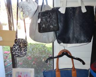 Designer handbags and totes