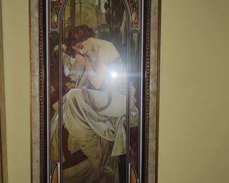 Set of 4 framed prints.