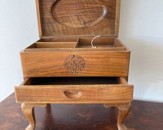 Jewelry box
16 1/2” wide x 15 1/2” talle