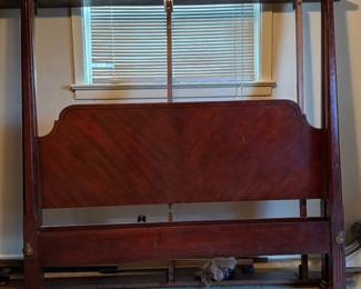 Drexel Heritage queen sized Chippendale bed 