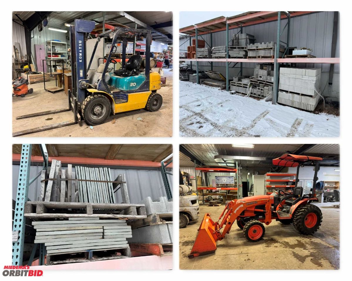 Masonry Innovations Retirement Auction in Ada, Michigan