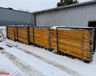 Bil-Jax scaffolding uprights with scaffolding cross braces