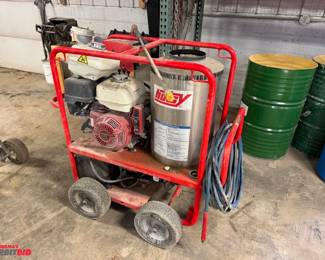  Hotsy portable heated pressure washer, model 1075SSE, 3500 PSI, 3.8 gallon per minute