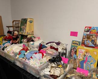 Large amount misc. doll clothing & access.