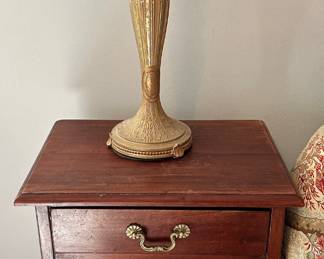 Torchiere lamps, pair available.