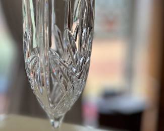 Shannon lead crystal goblet, made in Ireland.  Box of four.