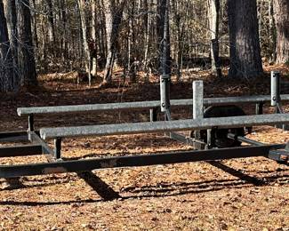 Boat trailer.