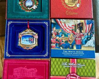 Boxed sets of White House ornaments