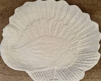Turkey platter made in Portugal.