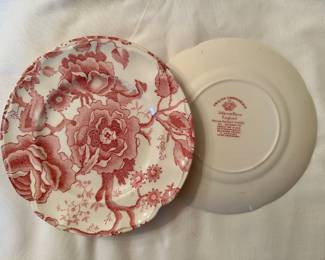 Johnson Brothers English Chippendale plates.