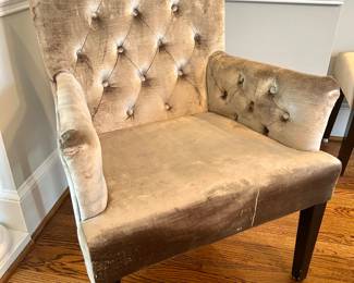 2 of these arm chairs (37.5” tall)