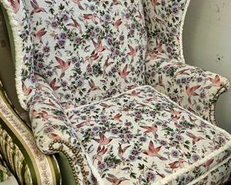 wing back chair