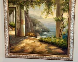 42” by 42” oil painting