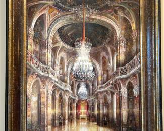 47” by 57” oil painting