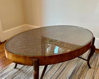44” by 30” Theodore Alexander coffee table